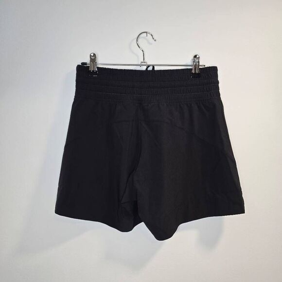 Athleta Camden Shorts Women 0 Black Elastic Waist Drawstring Training Athleisure - Picture 4 of 5
